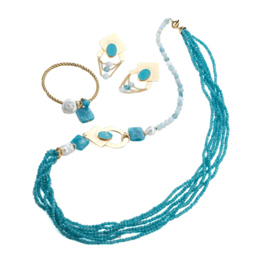Masmas Collection. Parure Rainbow 4.